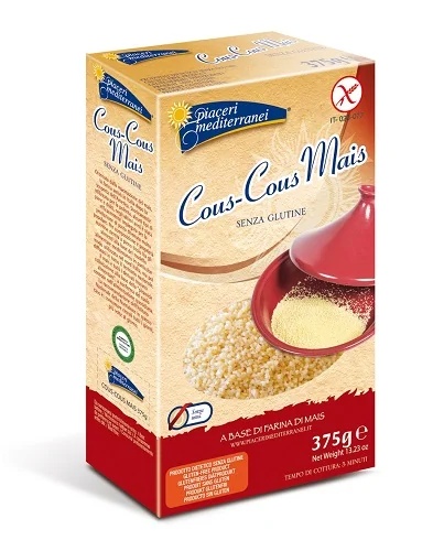 MEDITERRANEAN PLEASURES Glutenvrije maïspasta couscous 375 g