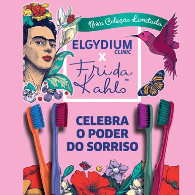 Cepillo de dientes Elgydium 15/100 Extra Suave Frida Kahlo, 1 unidad