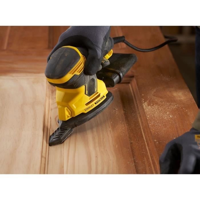 Snoerloze afwerkingsschuurmachine - 120W - STANLEY FATMAX - SFMEW210S-QS - inclusief schuurmateriaal