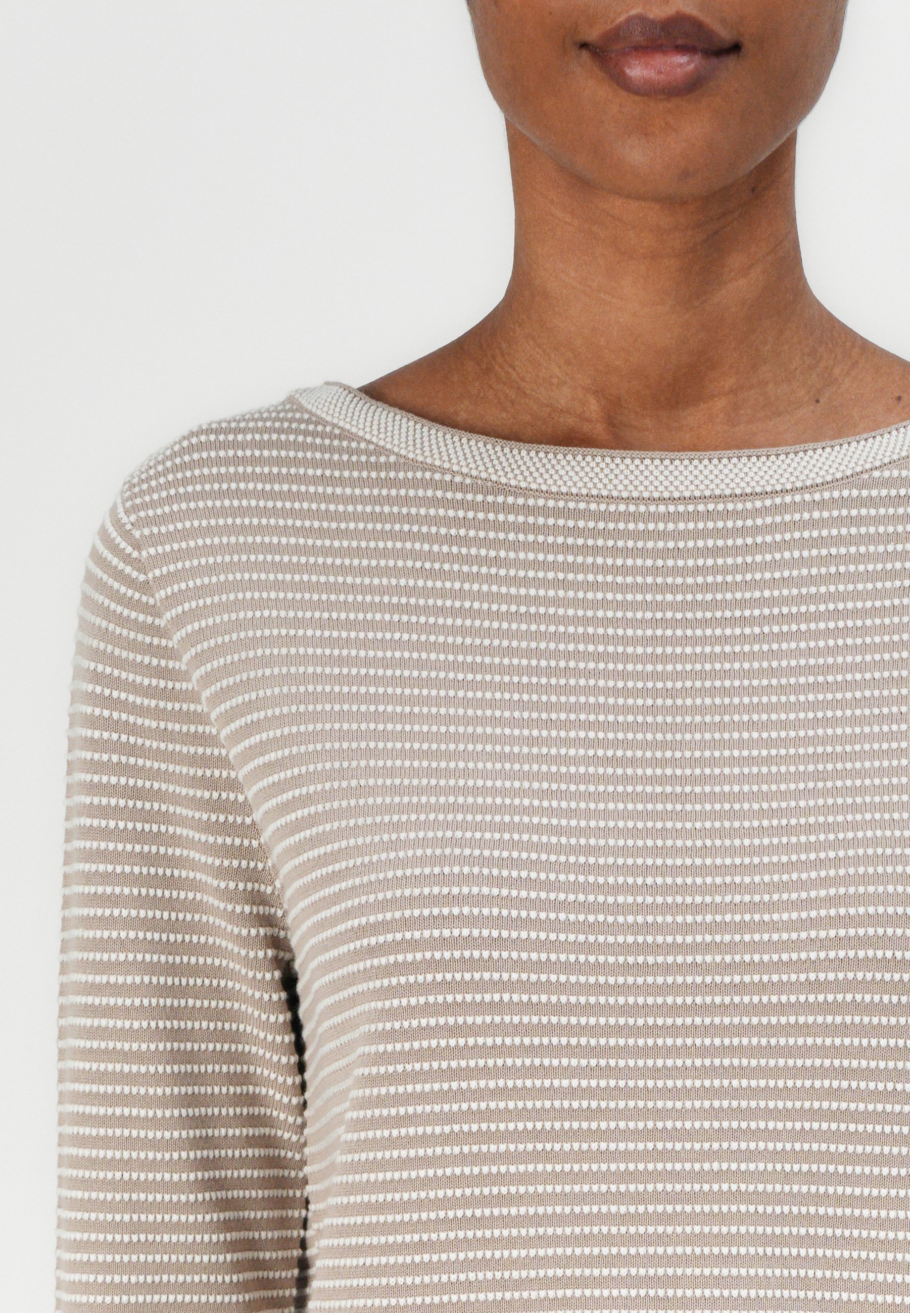 TOM TAILOR PULLOVER MIT BUBBLE-STRUKTUR - Pullover - weiches Taupe