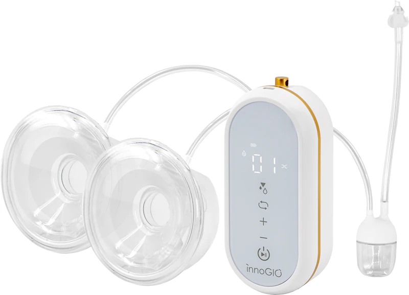 innoGIO GIOmum Line Soft met neusaspirator borstkolf
