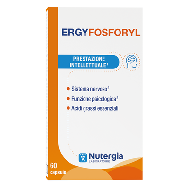 Nutergia Ergyfosforyl Hermoston kapselit Kognitiivisten toimintojen tuki 60 kapselia 60 kapselia