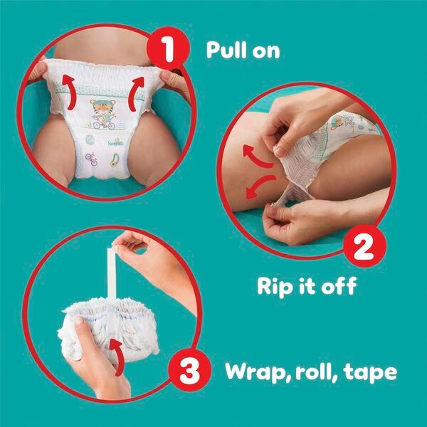 „Pampers Baby-Dry Pants“ 6 dydžio sauskelnės<br>6 dydis (13–19 kg), 44 vnt.