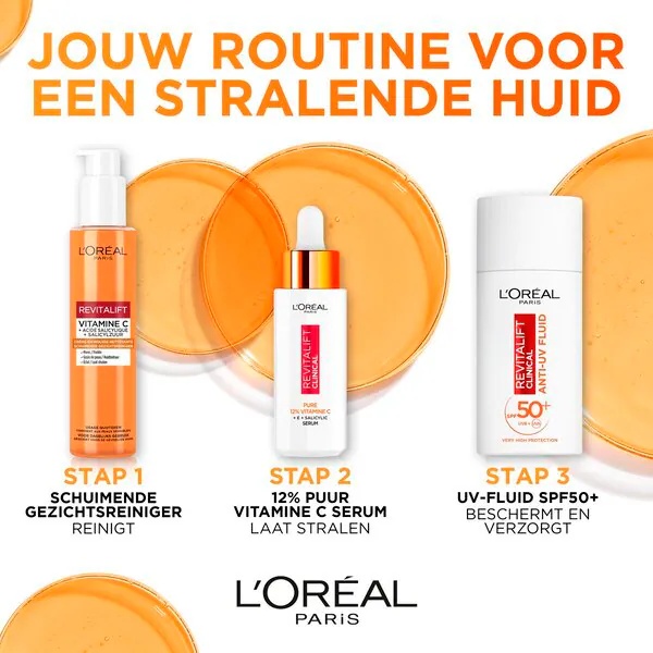 L'Oréal Paris Revitalift Clinical SPF50+ anti-UV fluid s vitamínom C 50 ml