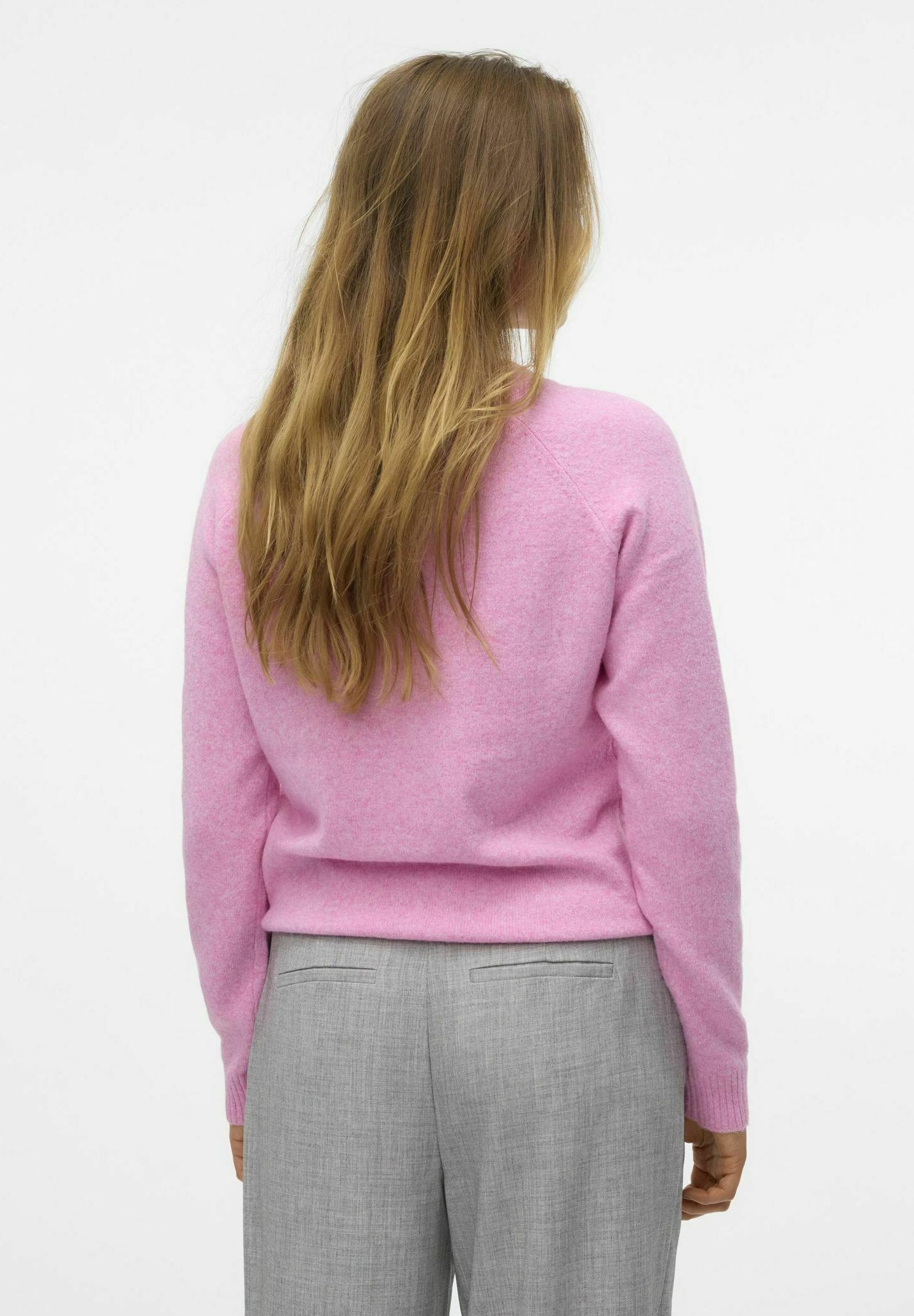 Vero Moda VMDOFFY - Pullover - Fuchsia-Pink