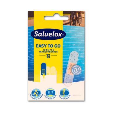 Salvelox Easy To Go läpinäkyvät sideharsot 12 kpl 12 kpl