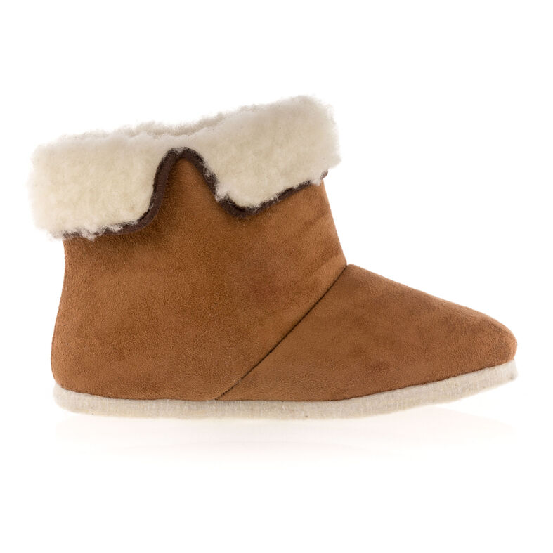 Pantuflas marrones para mujer