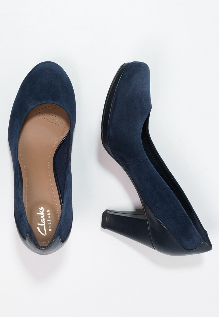 Scarpe con tacco Clarks Classic - blu scuro