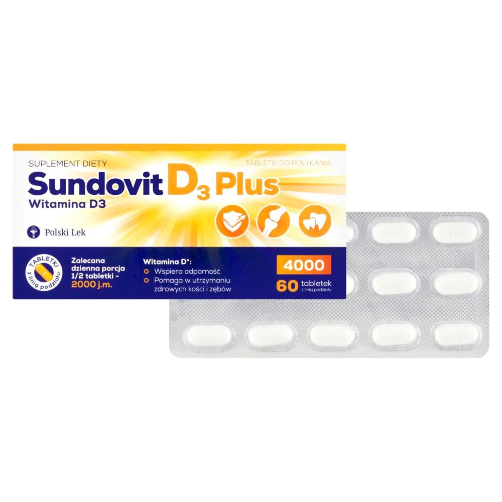 Sundovit D3 Plus 4000 j.m., Tabletki