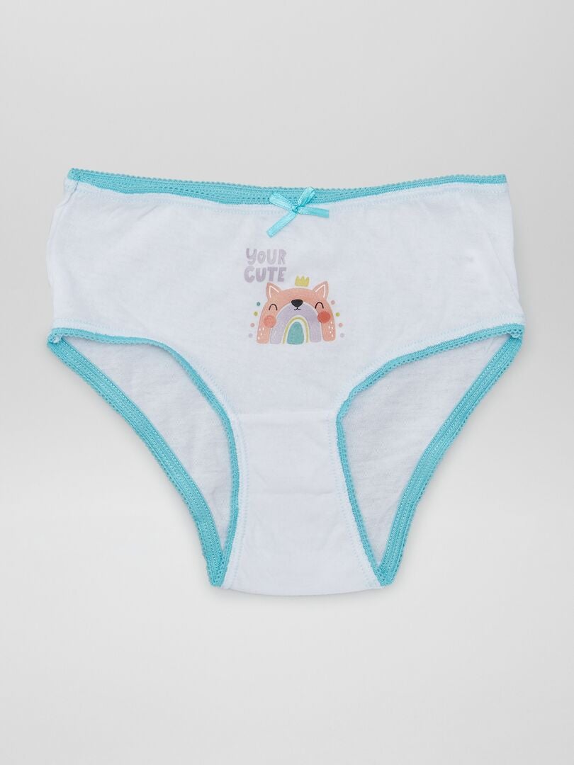 Conjunto de 5 calzoncillos estampados - ROSA
