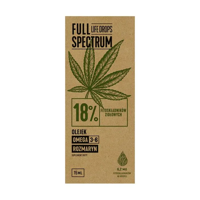 Full Spectrum Olejek Konopny CBD + CBDa 18% 15 ml