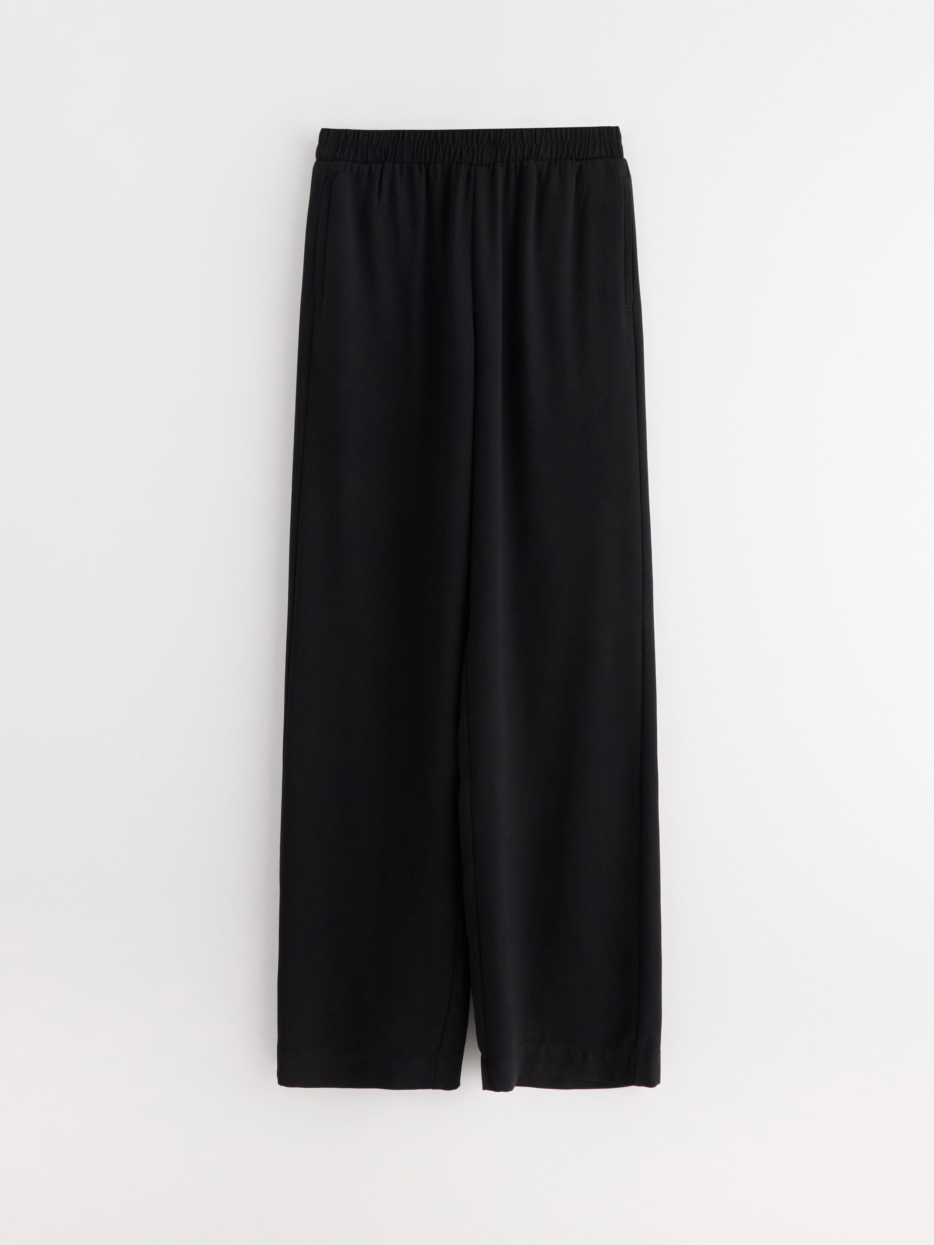 Pantalones rectos BELLA negros