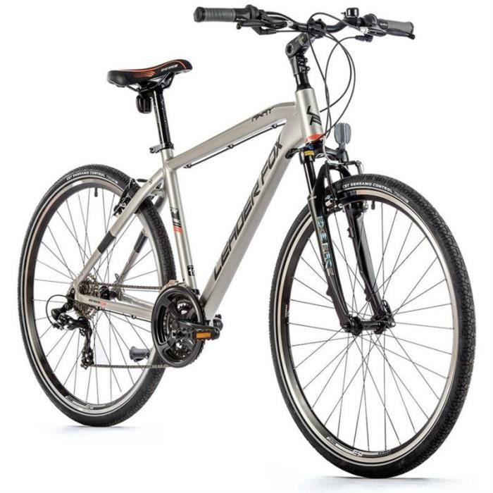 Vélo électrique VTC 28 musculaire Leader Fox Away 2022 19