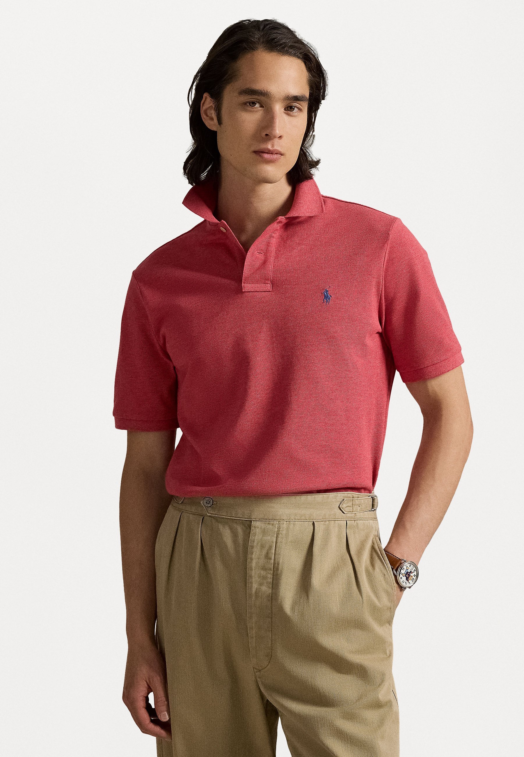 Polo Ralph Lauren MANICA CORTA - Polo - rosso corniola mélange