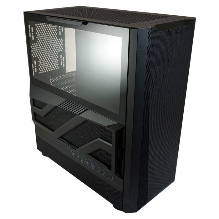 Boîtier Gaming - LC-POWER - 900B Lumaxx Gloom - Mid Tower - Noir - 3 Ventilateurs - ATX