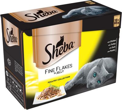 48 Sheba-zakjes van 85 g + 12 Dreamies-snackdozen van 60 g - Bundelprijs!*