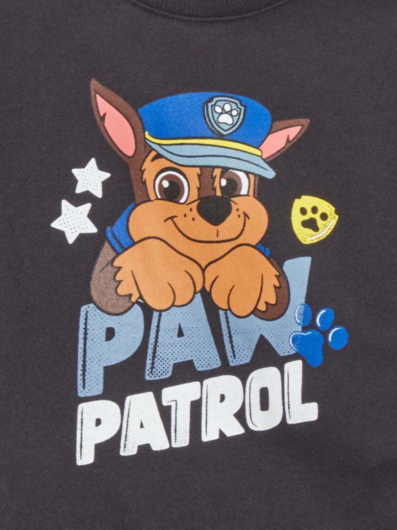 Lichtgewicht fleece sweatshirt 'Paw Patrol' - ZWART