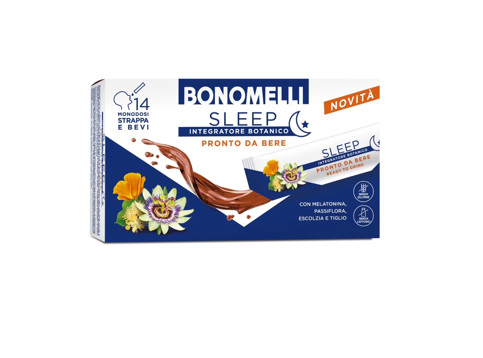 BONOMELLI Suplemento Alimentar Botânico para Dormir Bonomelli - 14 barras sem glúten