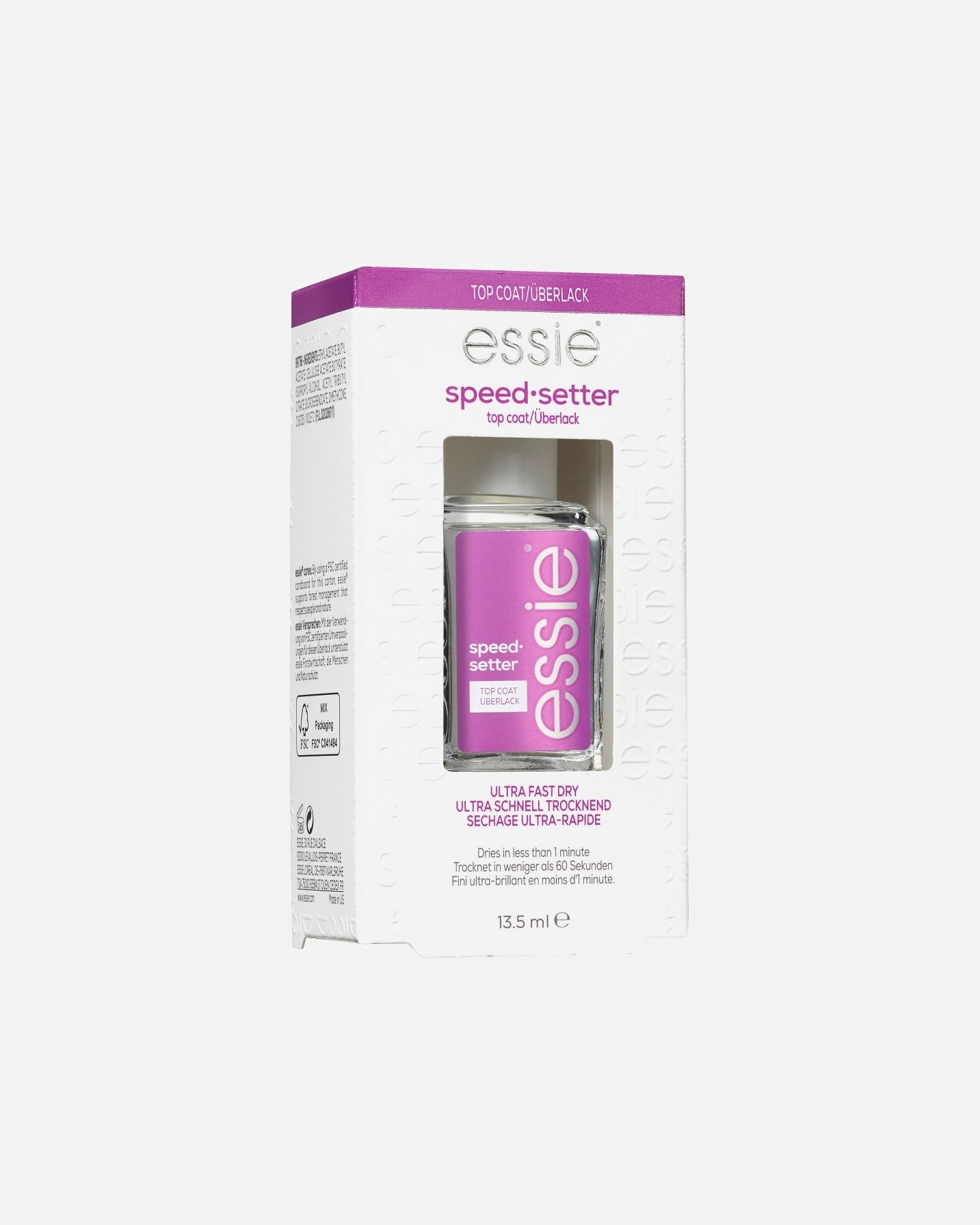 Essie nadlakovací fixačný lak na pery - 13,5 ml