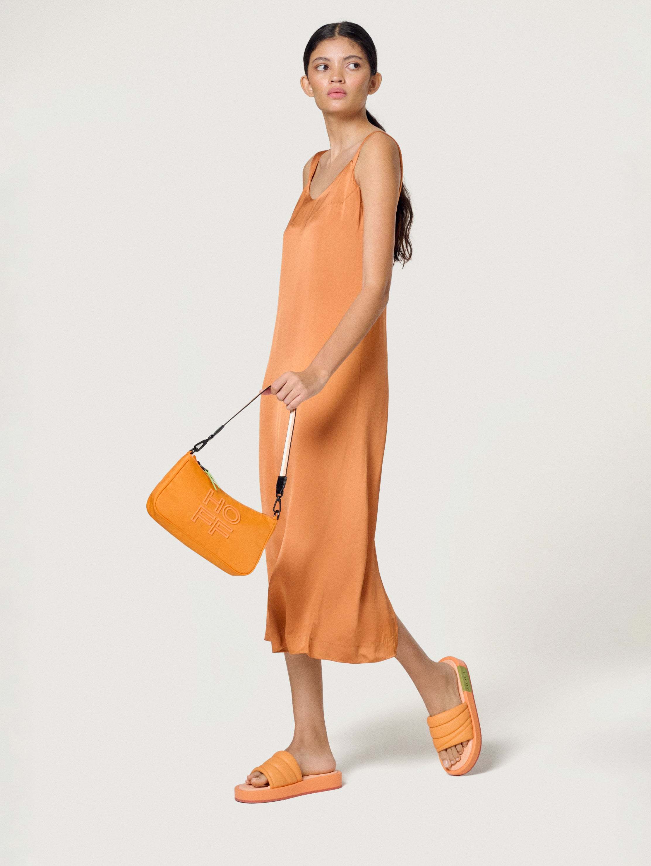BAGUETTE NYLON SALON NARANJA