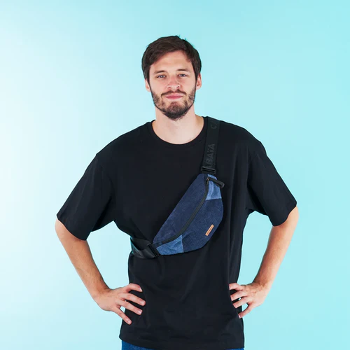 Cabaia Sac banane mic Caen bleu