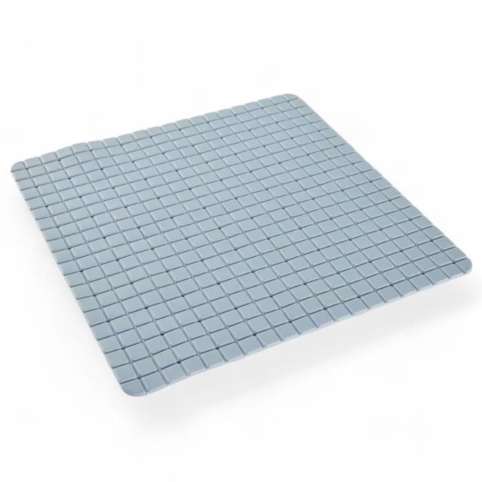 Alfombrilla antideslizante para baño o ducha - HOY - UTILIDAD - 50 x 50 cm - Cuadrada - Azul