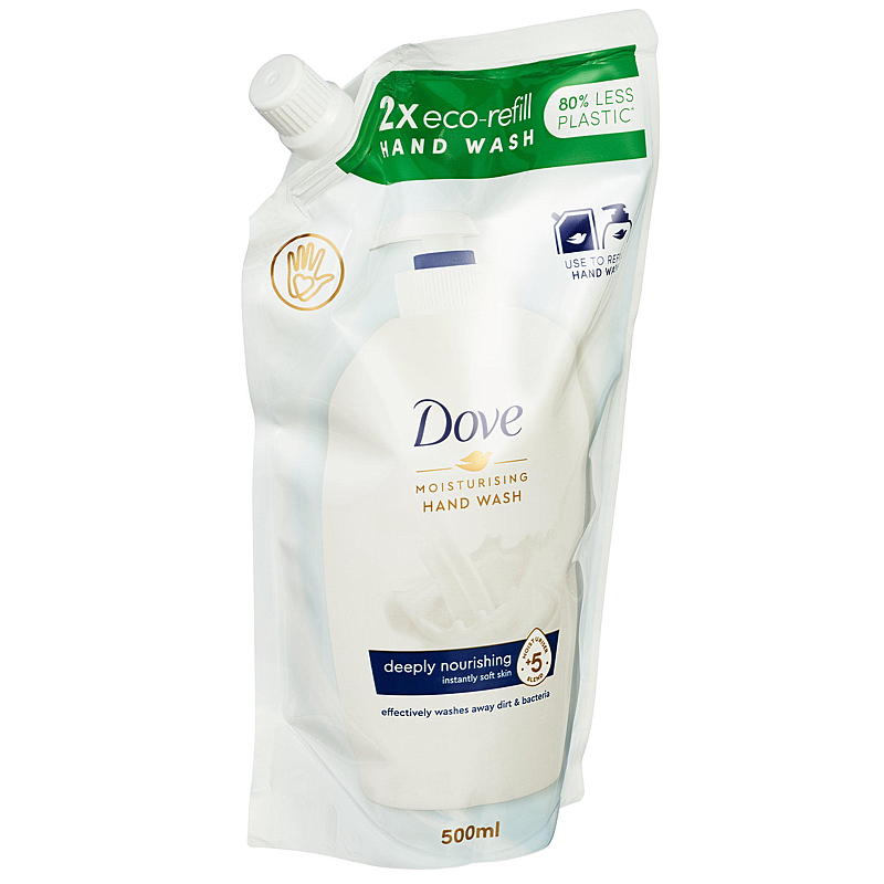 Dove håndsåpe 500 ml, refill