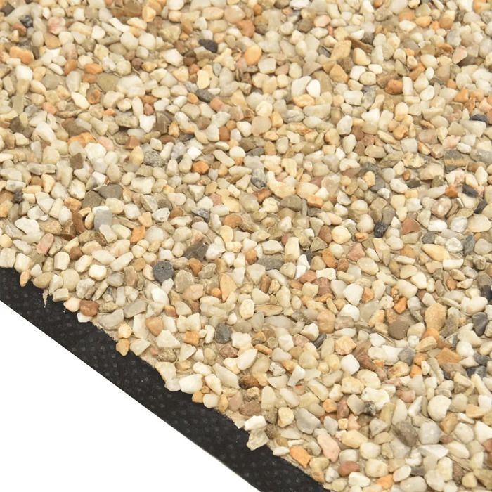 Stone cladding roll - vidaXL - 100x100 cm - Natural sand - Durable - Natural design