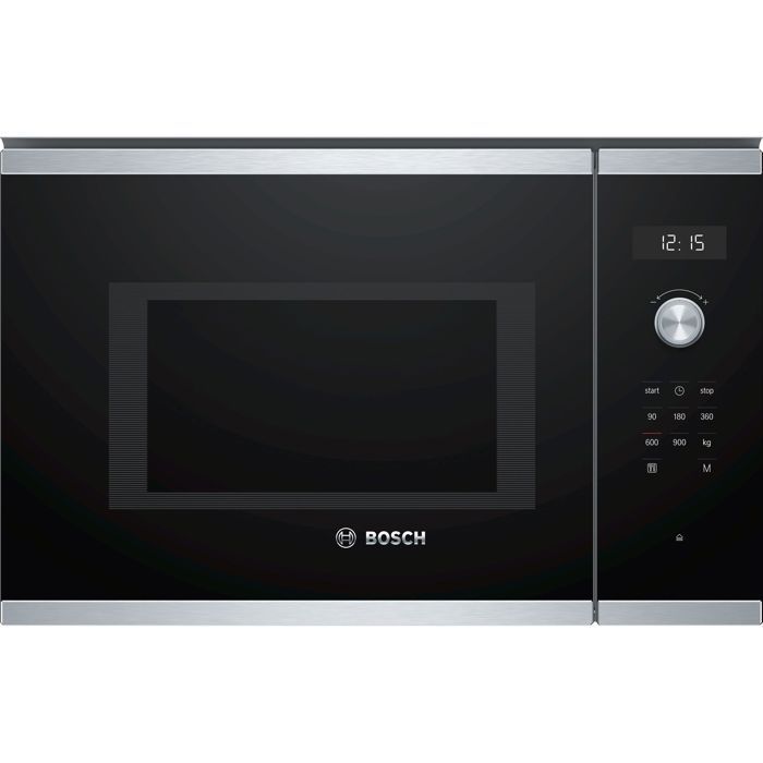 Built-in microwave - BOSCH Series 6 - BFL554MS0 - Black / Stainless steel - 59.4 x 38.8 x 38.3 cm