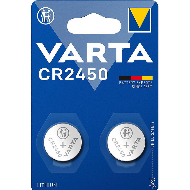 Varta Knapcelle batteri 2-Pk CR2450 Varta