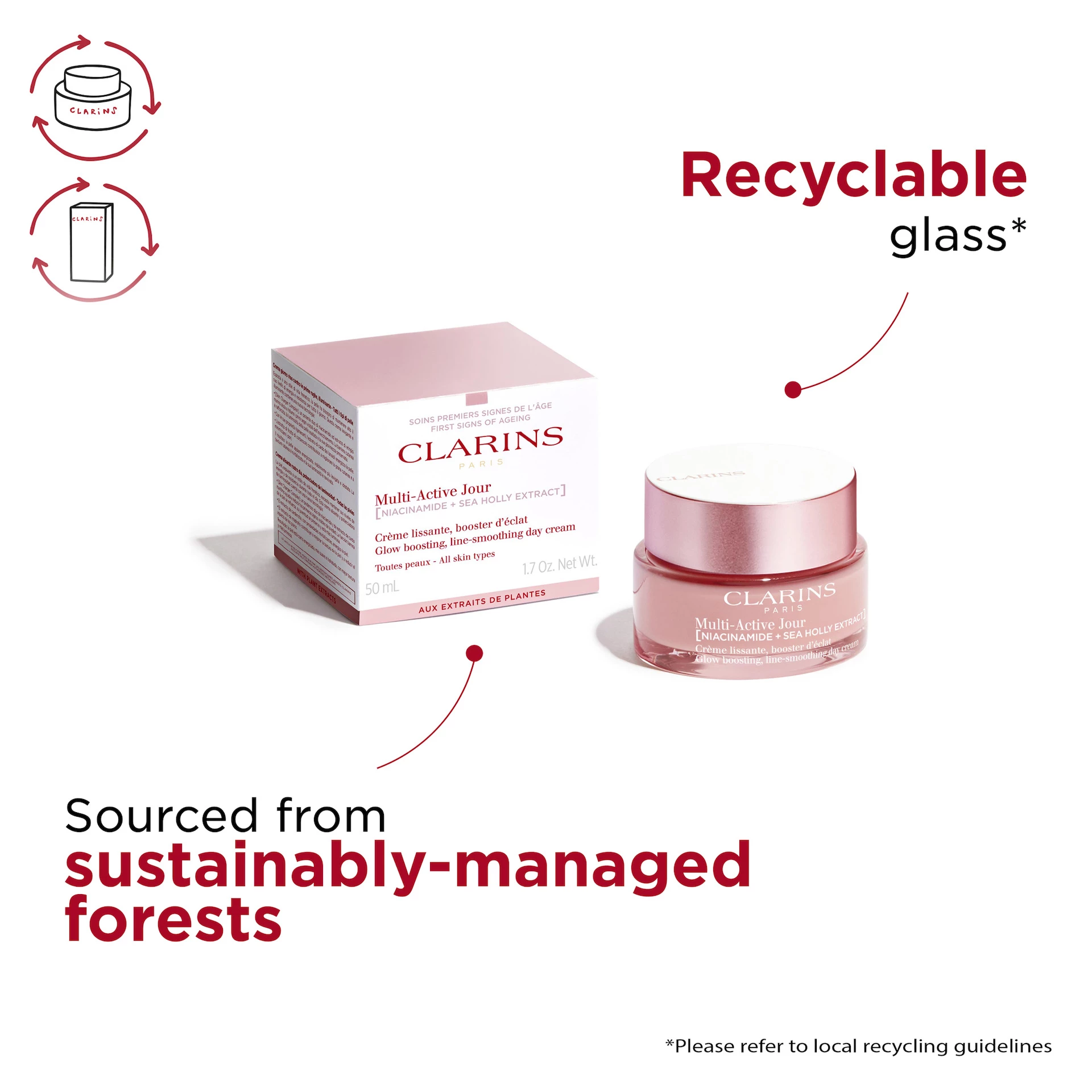 Multiaktív nappali krém minden bőrtípusra 50 ml - Clarins