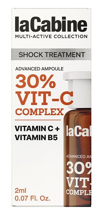 Pokročilé ampulkové séra s 30 % vitamínom C a vitamínom B5