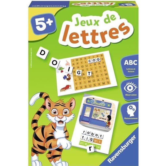 Juegos de palabras - Juego educativo - Introducción a la lectura - Ravensburger - A partir de 5 años