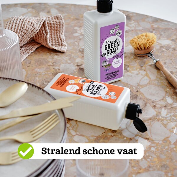 Detergent cu aromă de portocală și iasomie Marcel's Green Soap<br>6 x 500ml
