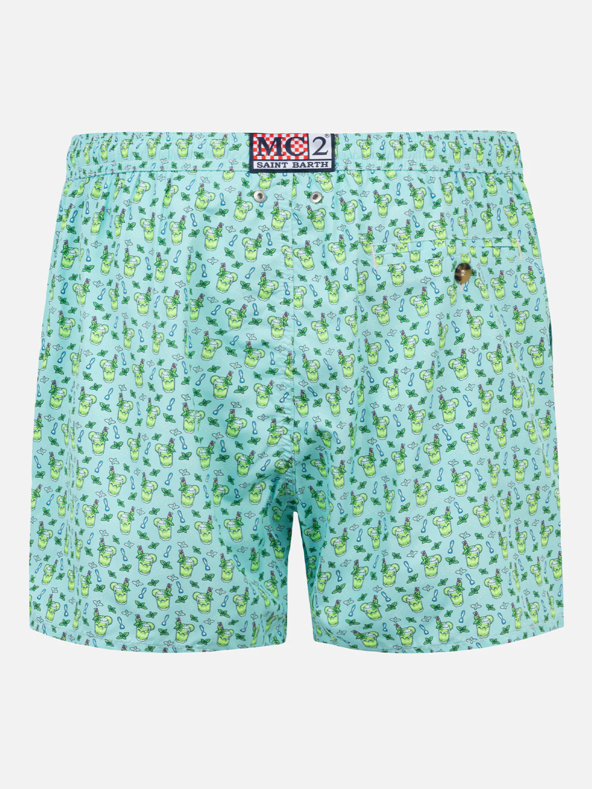Letvægts badebukser med Mojito-print til mænd
