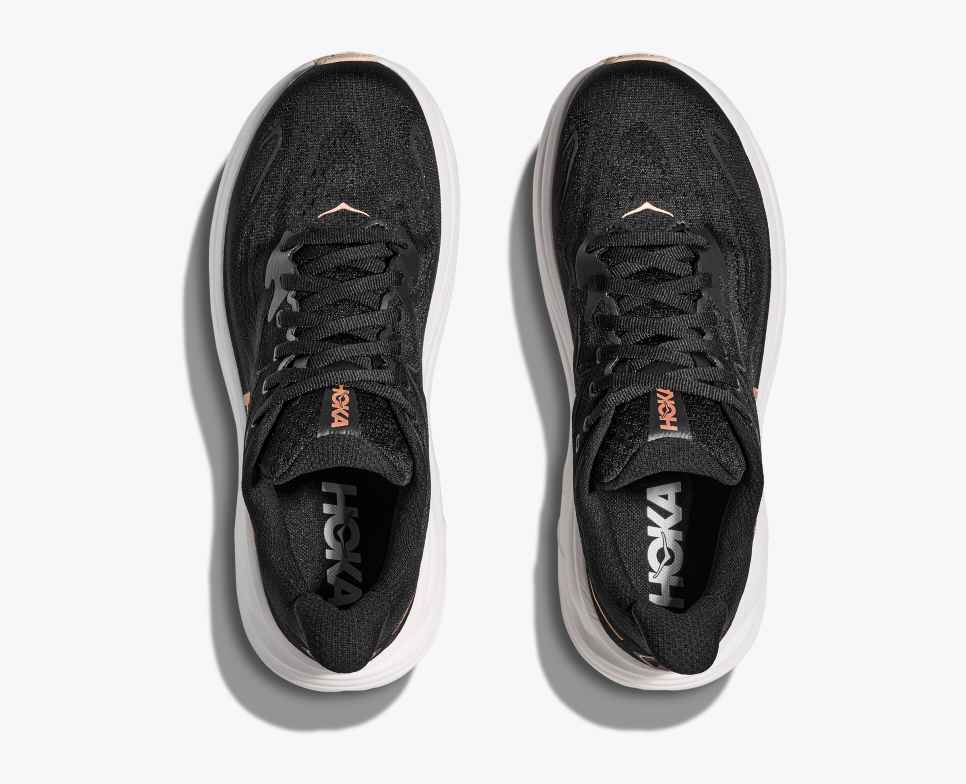 HOKA Clifton 10 Zwart / Roségoud
