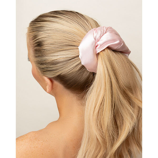 Elásticos de cabelo Brushworks Large Cloud - Rosa e Branco (Pacote com 2)