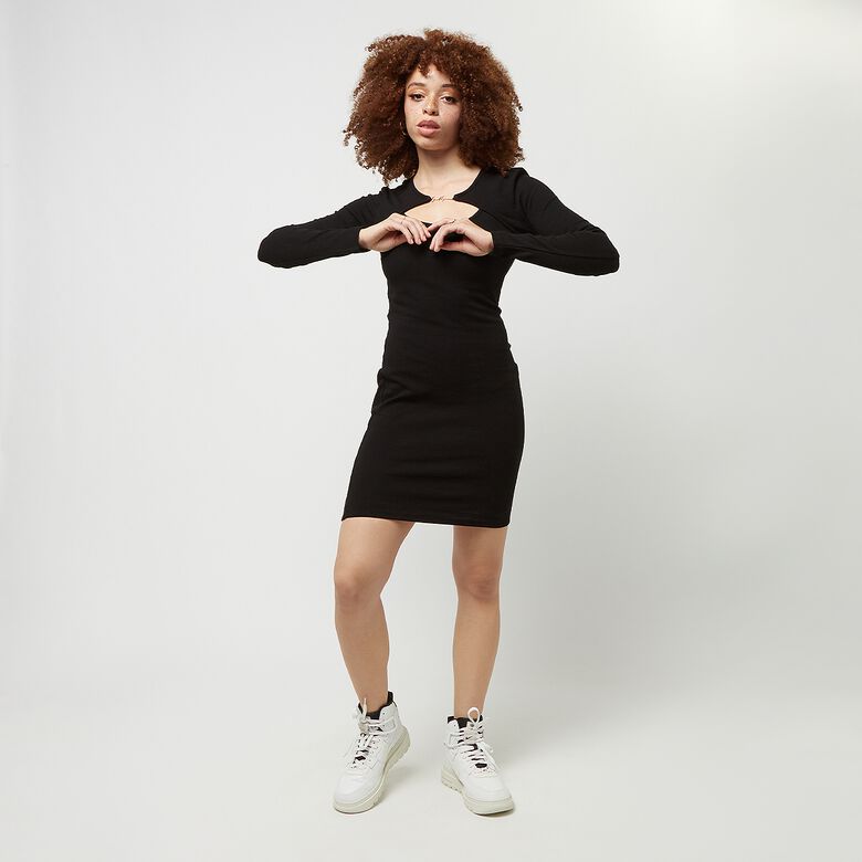 Longsleeve Cut Out Dress Jewelry