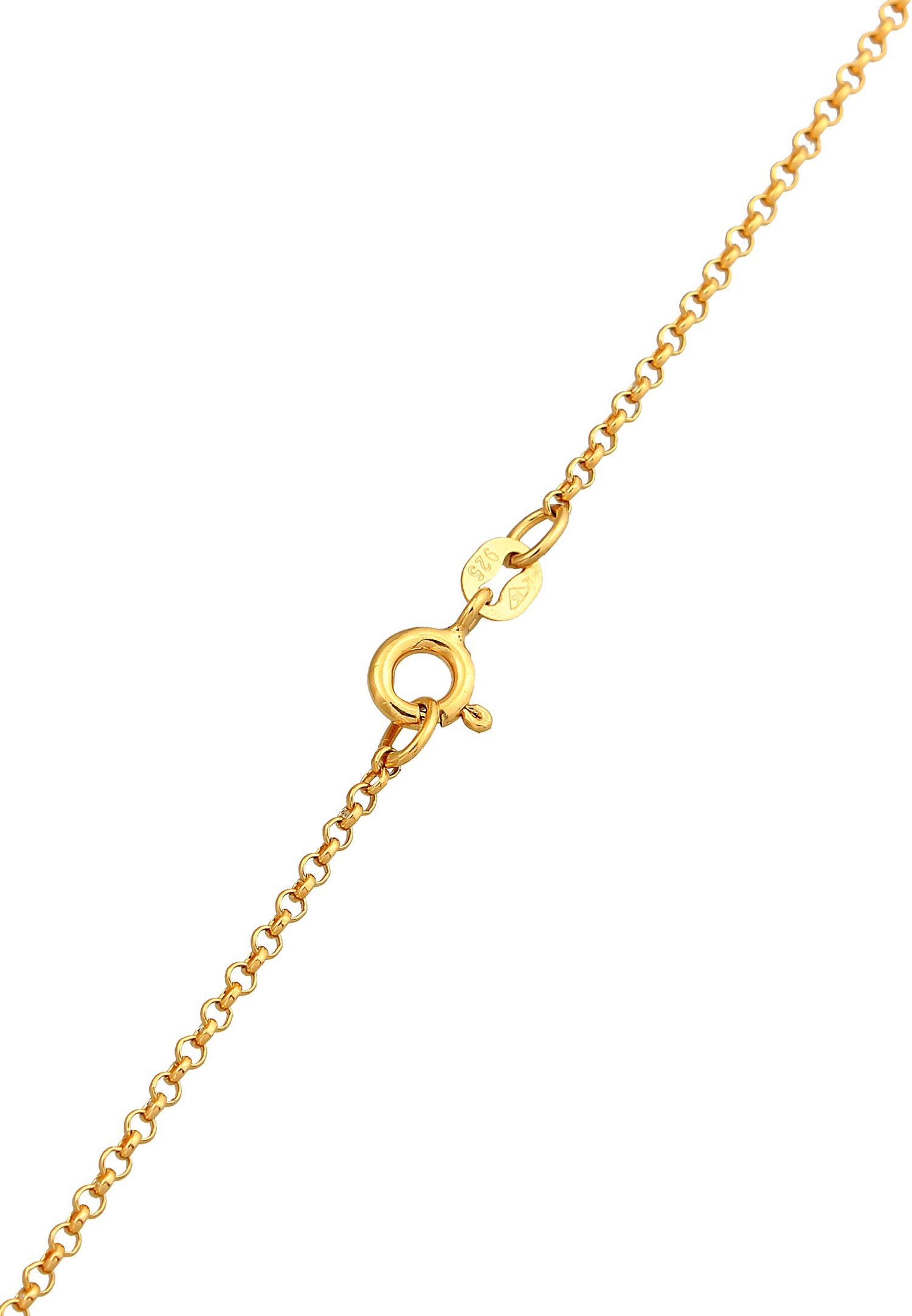 Elli Enfants fleur pendentif avec cristaux en argent sterling 925