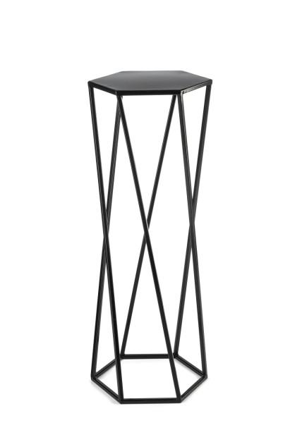 Kwietnik stojak na rośliny czarny 70 cm LOFT