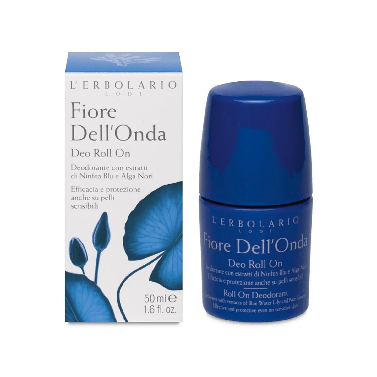 L'ERBOLARIO L'Erbolario Fiore Dell'Onda Roll-On deodorant 50 ml Bescherming voor de gevoelige huid
