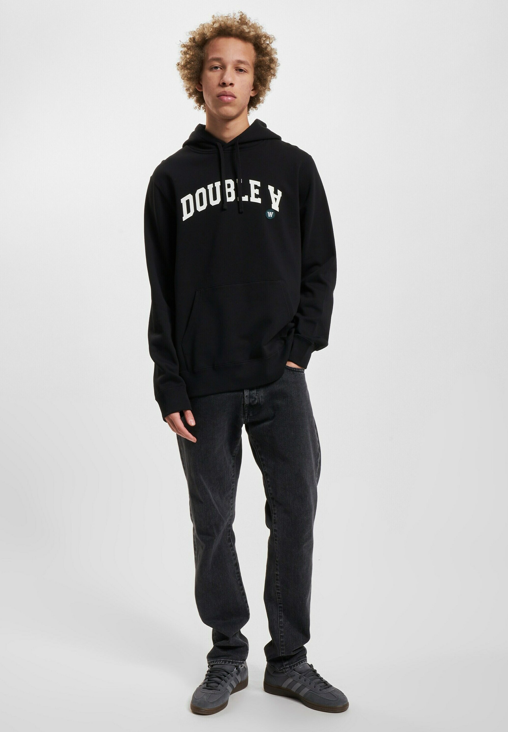 WOOD WOOD Hoodie - zwart