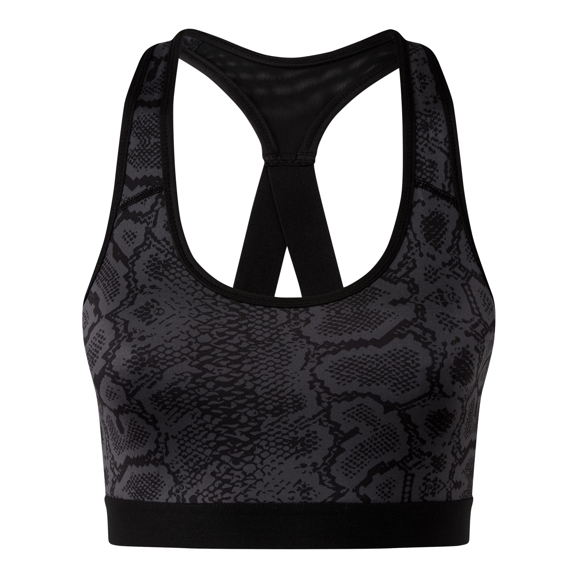  Sutiã esportivo Tridri Performance com estampa animal