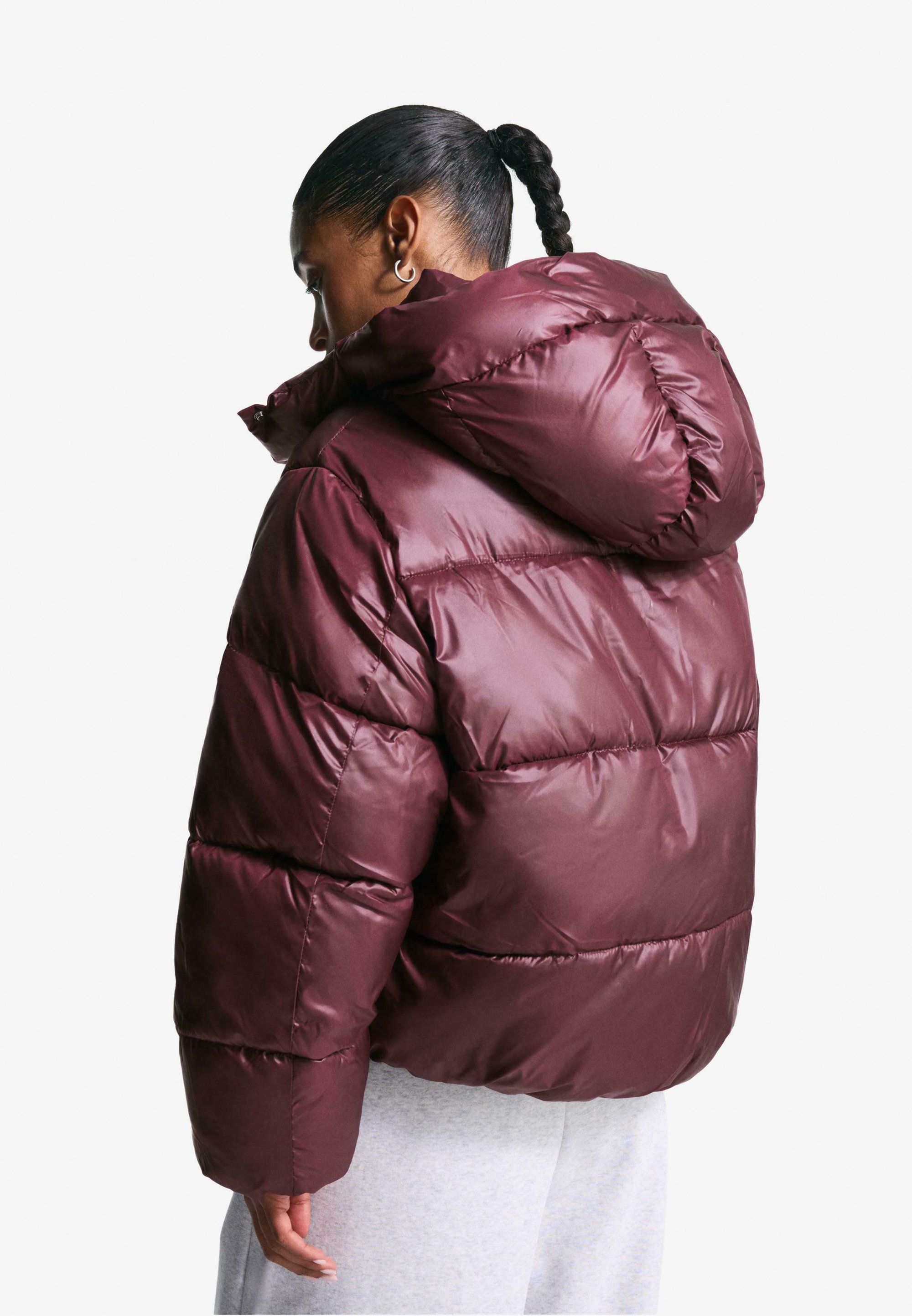 Bershka télikabát - sötétpiros