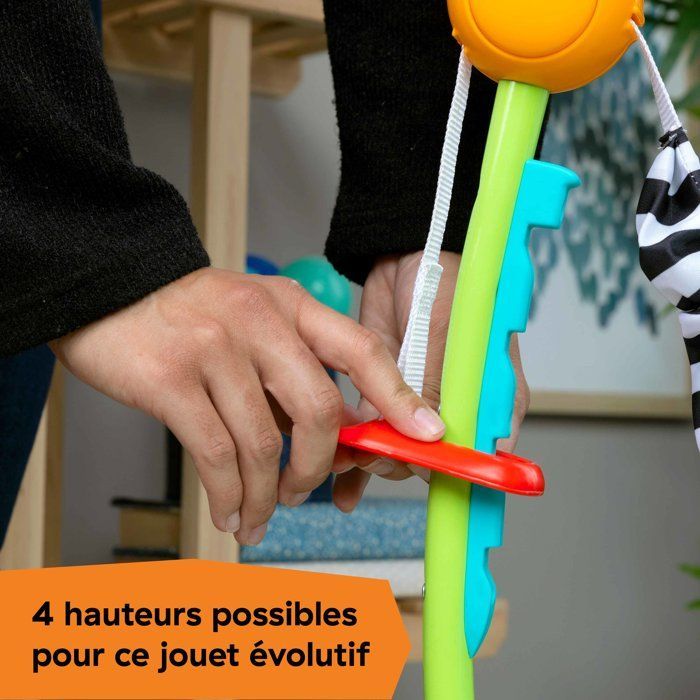 BABY EINSTEIN Aire d'éveil à rebonds Curiosity, éducative 2 en 1 et jouet au sol, jeux à 360° 6M+ cadeau bébé