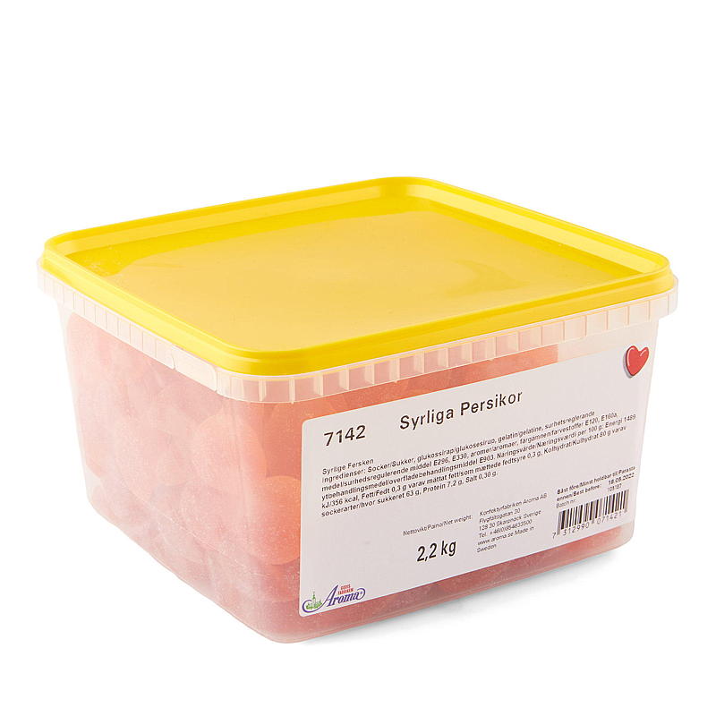 KnallGoodt Sour persikor 2,2 kg
