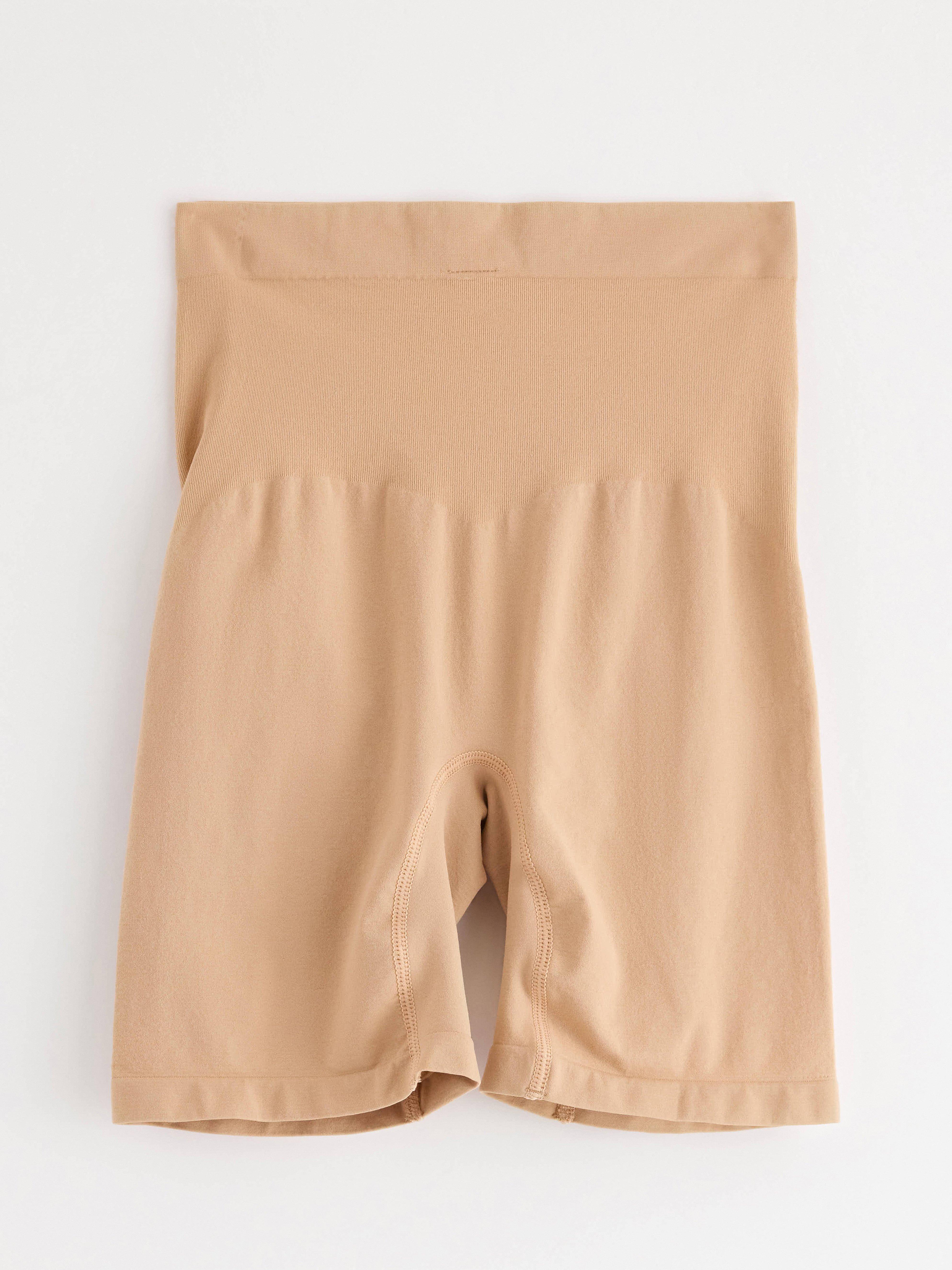 Mutandine da motociclista senza cuciture MOM, beige