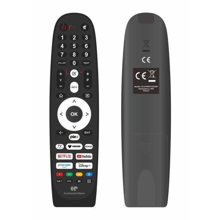 TV LED - CONTINENTAL EDISON - CELED40SVFHD25B6 - FHD 40