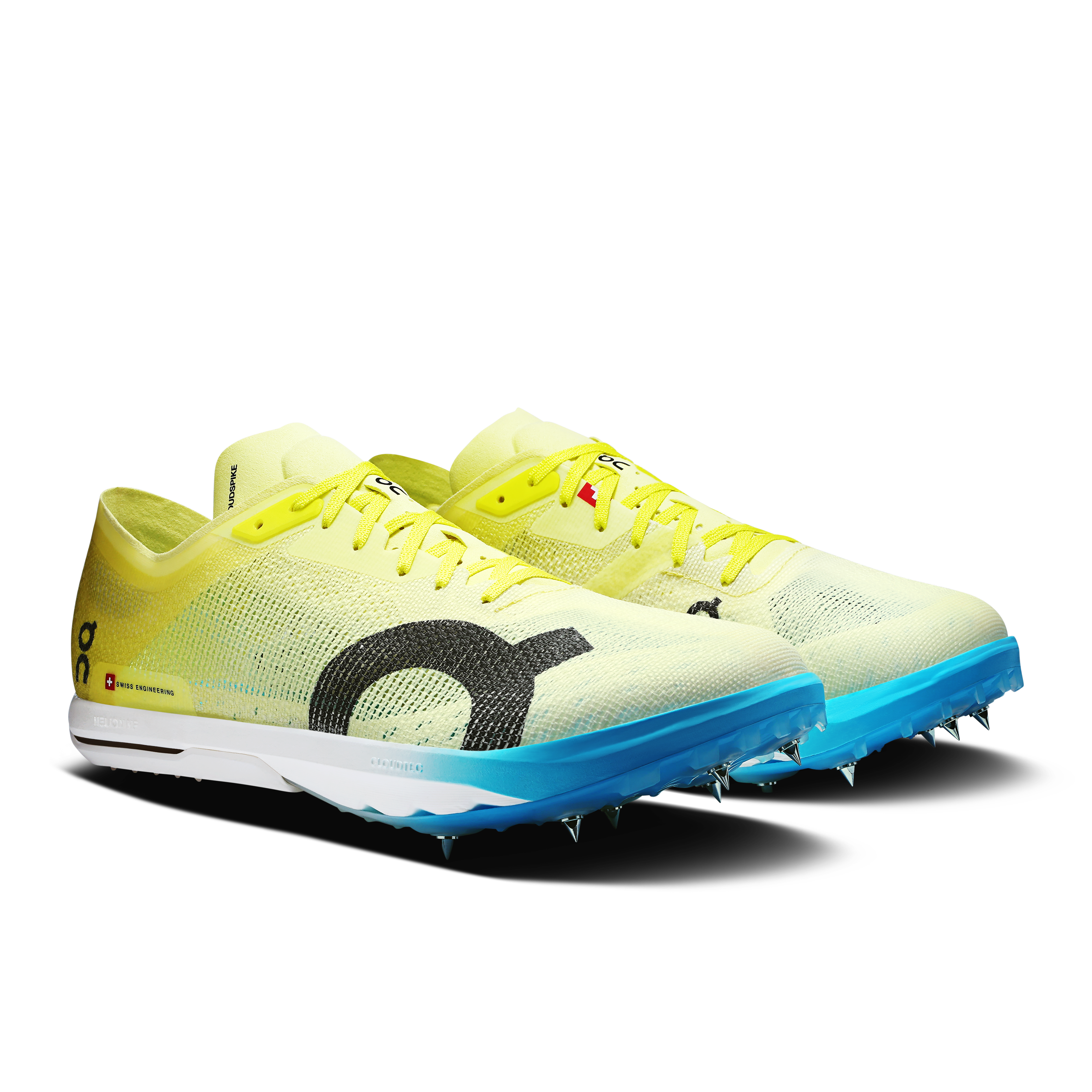 On Chaussures Cloudspike Citius 2 Limelight pour femmes | Blanches