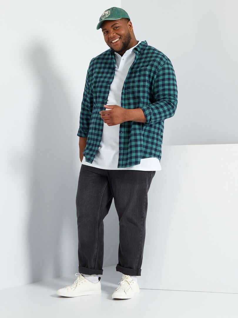 Pantalones vaqueros regulares - L32 - GRIS